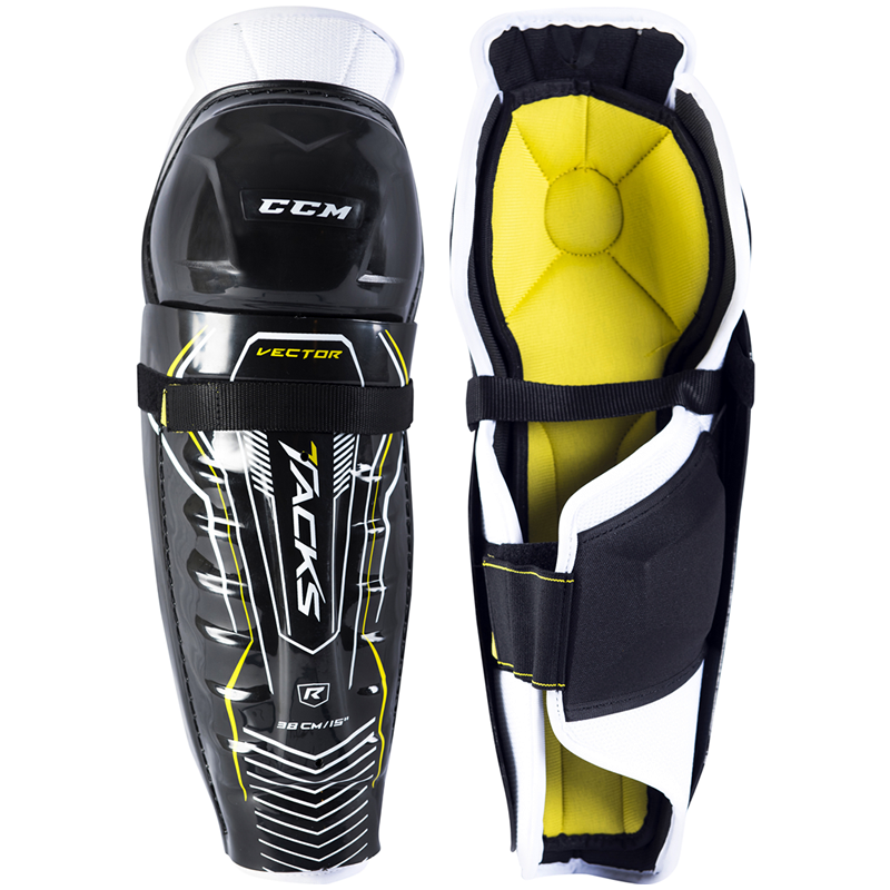CCM Tacks Vector Shin Guards - SENIOR